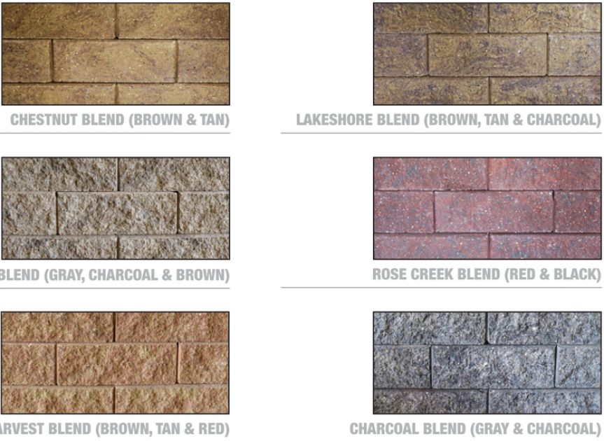 Versa Lok Retaining Wall Block Colors Wall Design Ideas